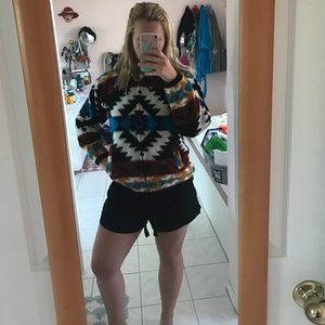 Authentic Ecuadorian alpaca wool sweater S